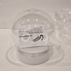 Snow Globe Water - Clear Plastic with Screw Off Cap. Crafts and Customization.